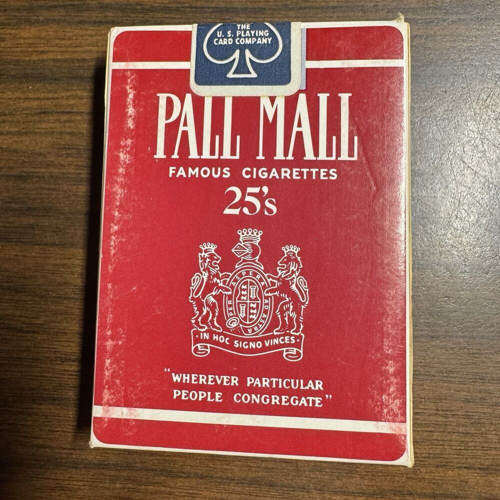 Vintage New Deck of Pall Mall 25's Playing Cards
